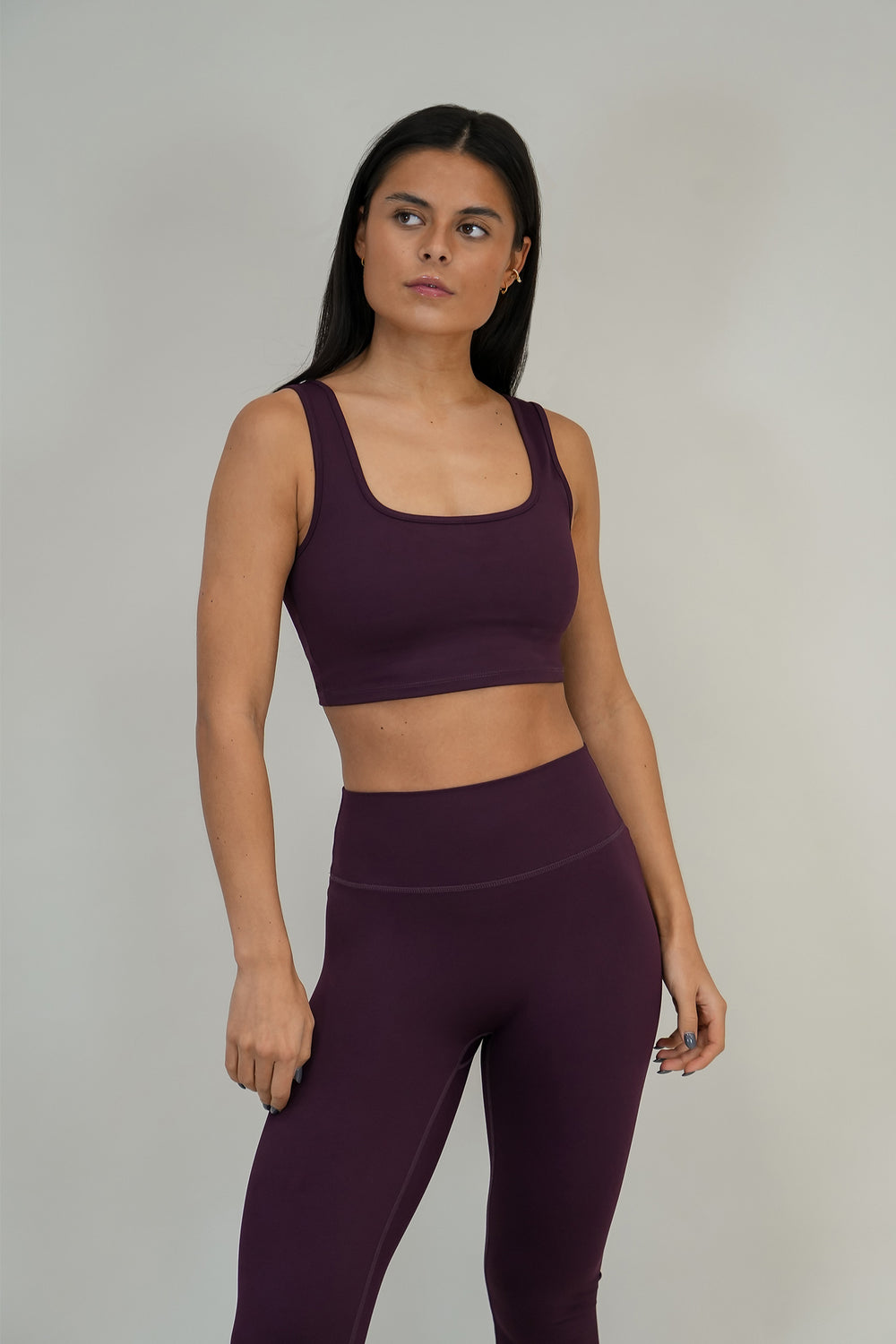 Motion Tank Bra | Plum
