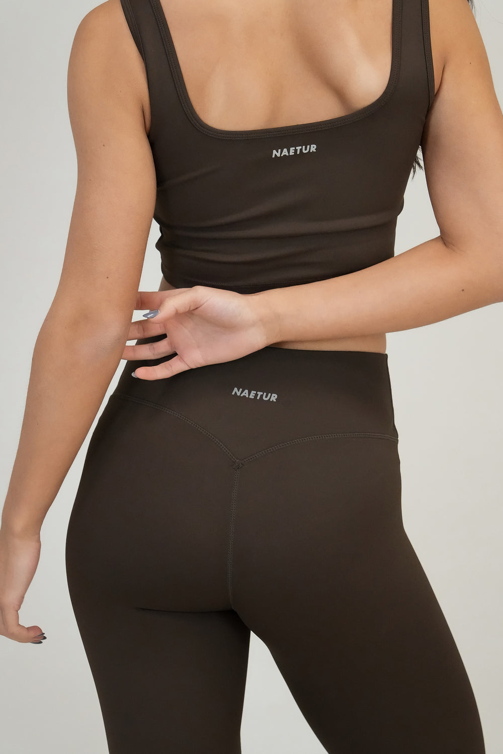 Motion Tank Bra | Chocolate