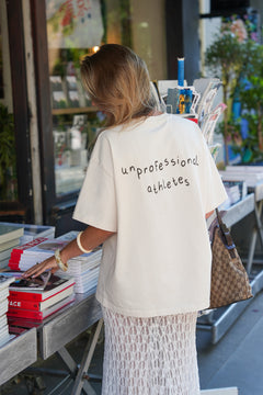 Oversized Tee | Oat Milk