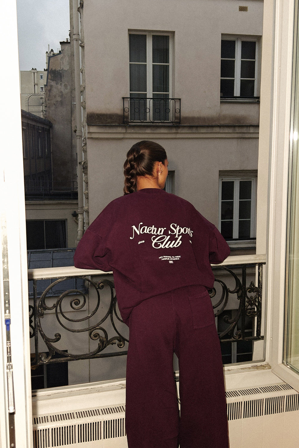 Crewneck Sweater | Plum