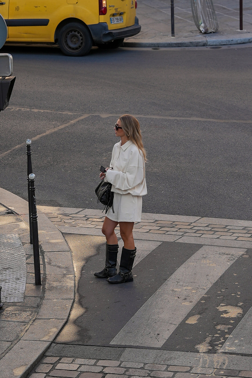 Sweater Polo | Oat Milk