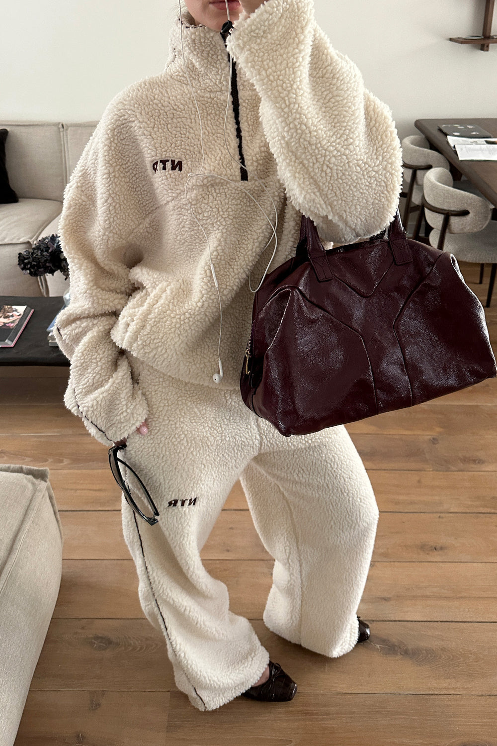 Teddy Zip-Up | Cream