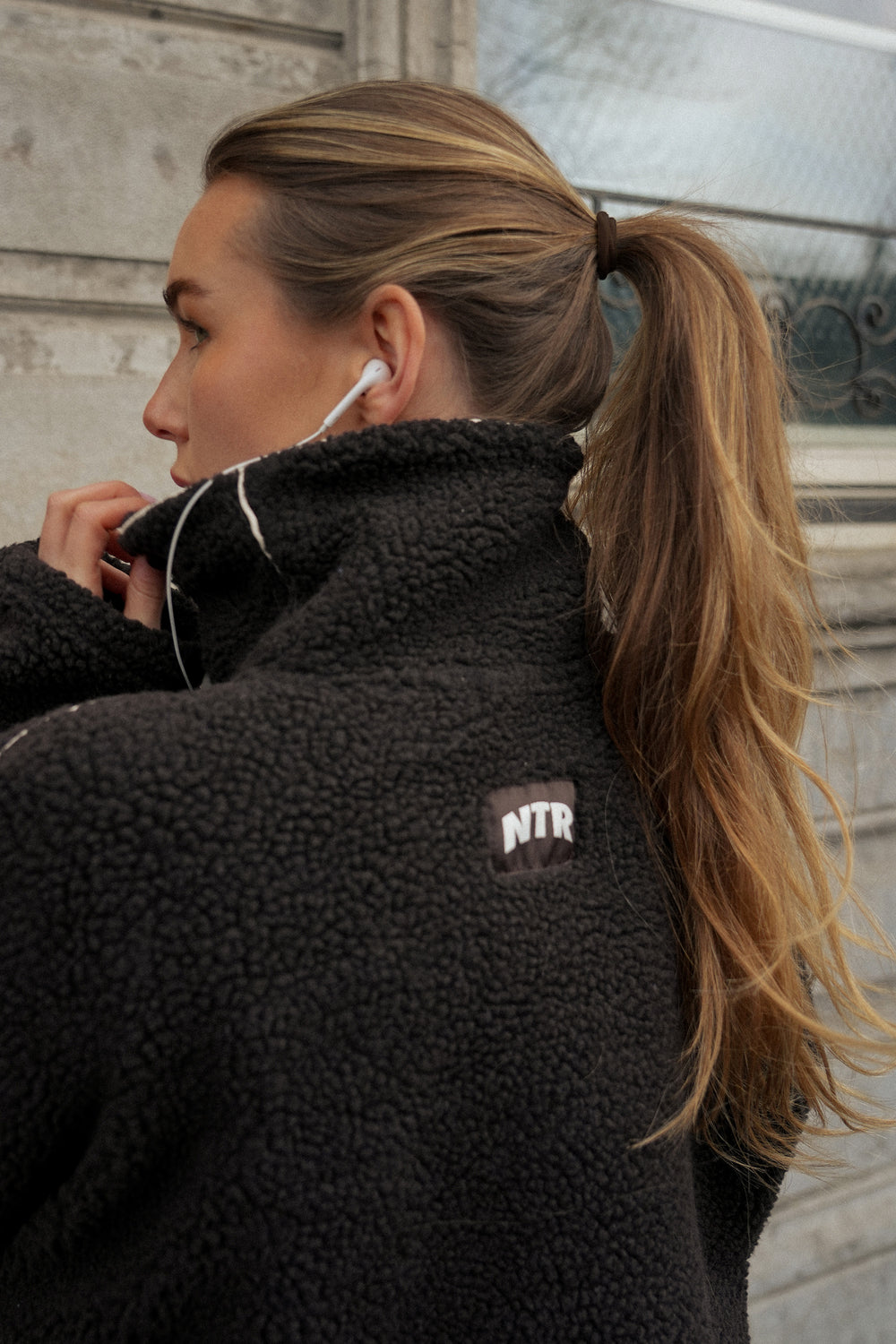 Teddy Zip-Up | Espresso