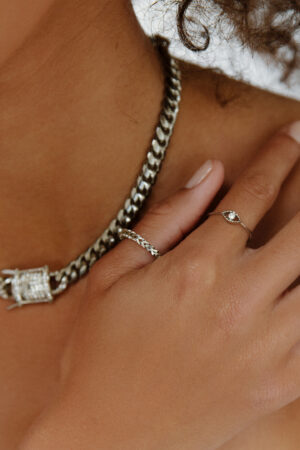 Classic-Chain-Ring-#2-Silver